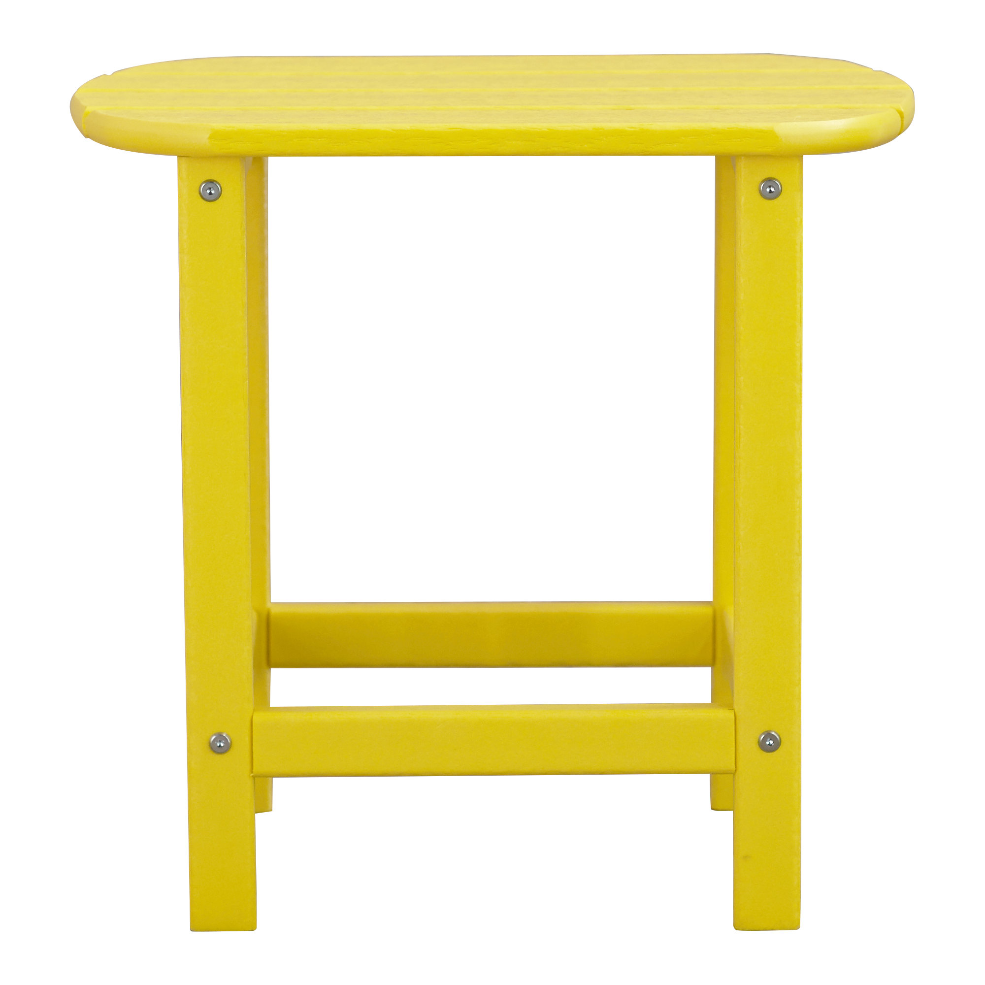 POLYWOOD South Beach 18" Side Table, Lemon