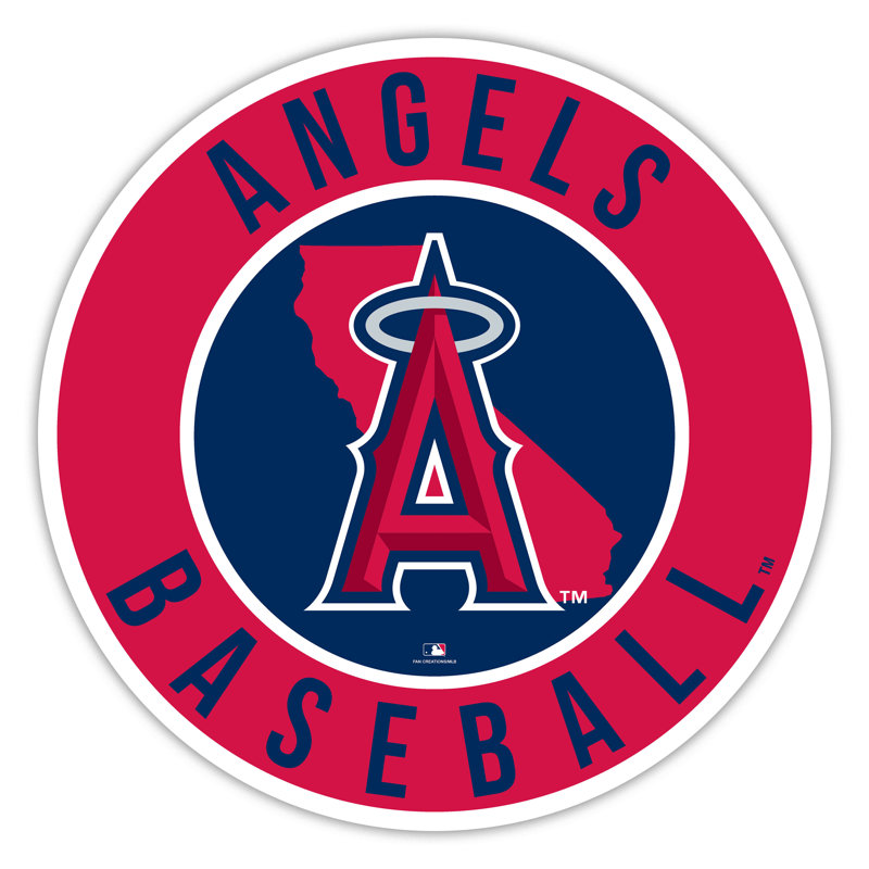 Los Angeles Angels Bright Line - Cercle de 16 po avec l'État