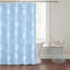  Rideau de douche bleu 72 x 72 Uriel