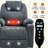 Up to 350 LBS polyester Power Lift Recliner Chair, Heavy Duty Motion Mechanism with 8-Point Vibration Massage and Lumbar Heating, USB and Type-C Ports, Stainless Steel Cup Holders-1015087198