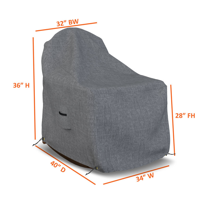 Outdoor Cover, 91.4cm H x 86.4cm W x 101.6cm D, Grey