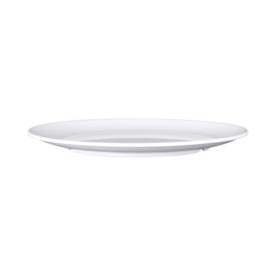 Assiette plate en mélamine 14 po