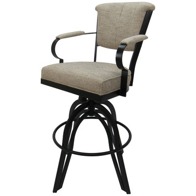Tabouret de comptoir pivotant Ivette