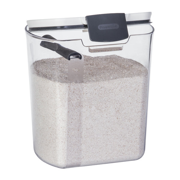 large flour storage containers