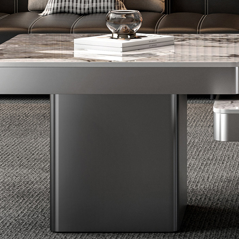 Table basse carrée en granit Luxury-Style