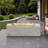 Mgo Propane Outdoor Rectangular Fire Pit With Side Cutout Handles, Steel Burner, Adjustable Flame Control, Lava Rocks And Rain Cover-404084619
