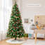 Arbre de Noël régulier en PVC artificiel vert-1449137198