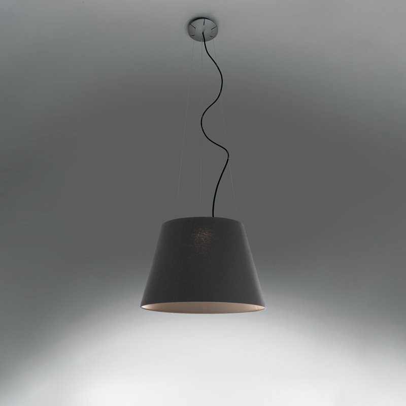 Basalt LED Indoor/Outdoor Drum Pendant Light