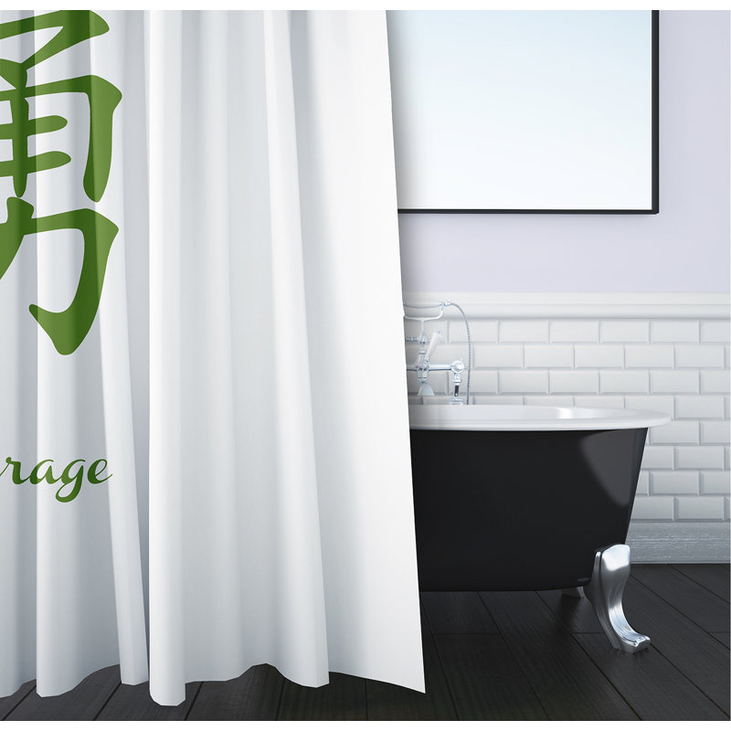 Rideau de douche Chantilly, Vert