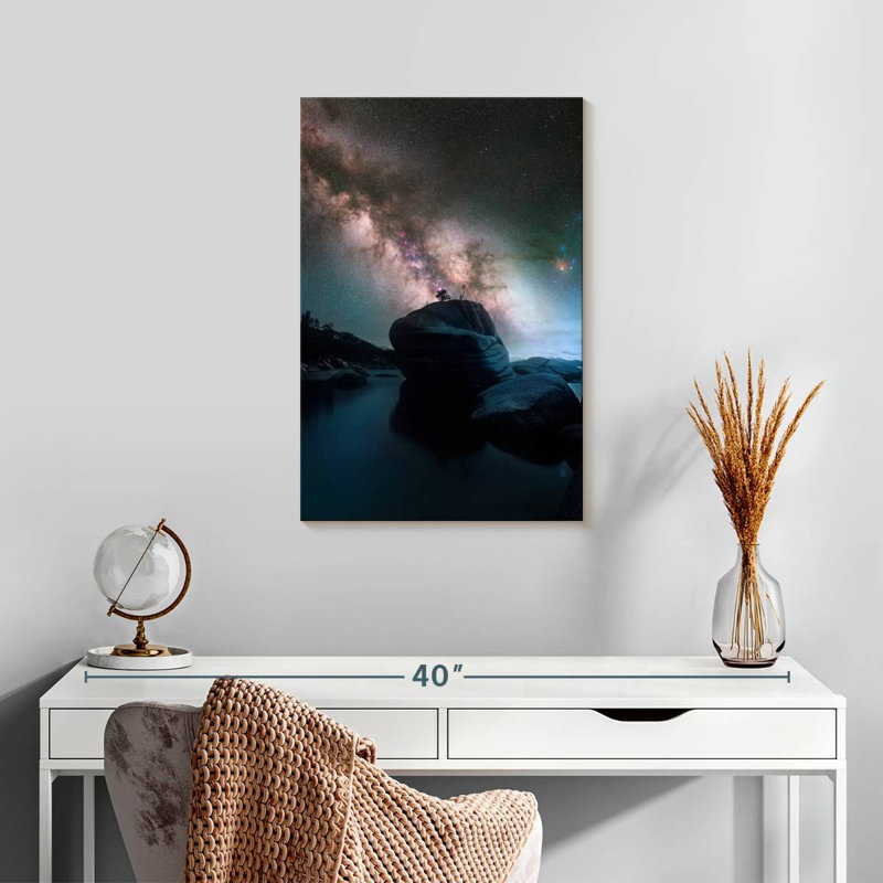 Oberle Voie Lactée au-dessus de Bonsai Rock, H 24 po x l 16 po