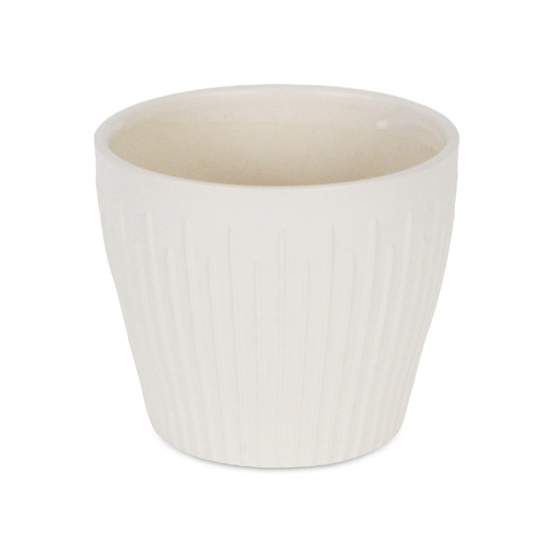 Uljana Handmade Ceramic Pot Planter, 5.75" x 6.75" x 6.75"