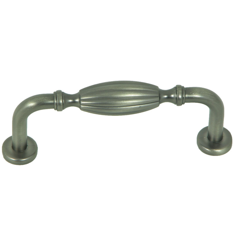 Weathered Nickel 3" Traditional Cabinet Pull Set