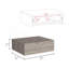 Table de chevet flottante H 5 po, tablette murale moderne avec tiroir-1800556050-1783699751
