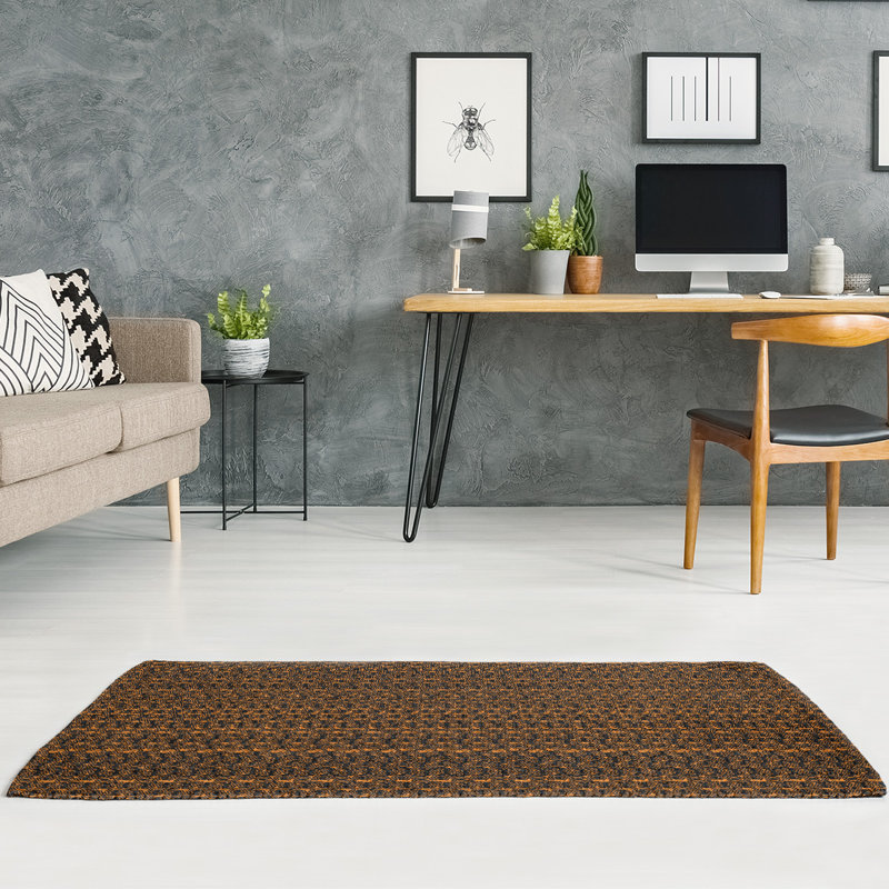 Chenille Geometric Indoor Rug, Rectangle 5' x 7'