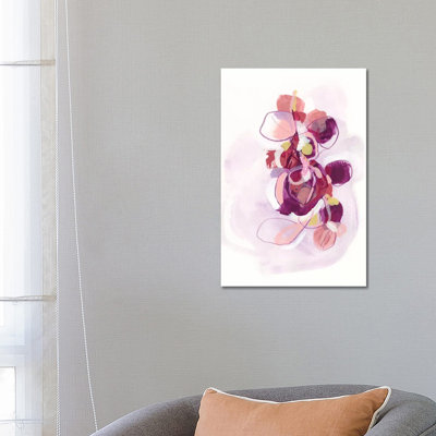 Orchid Sonata II 1 Piece Wrapped Canvas Wall Art