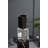2.4X2.4X9.4" Black And Clear Tealight Candle Holder 6EA/CTN