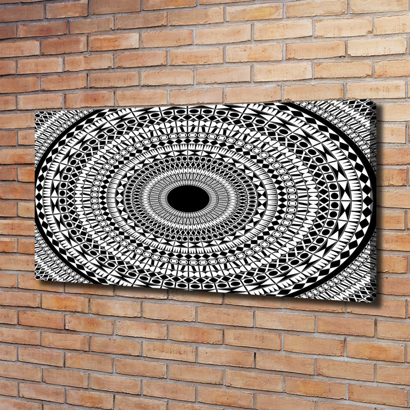 Circle Ornaments - Wrapped Canvas Print