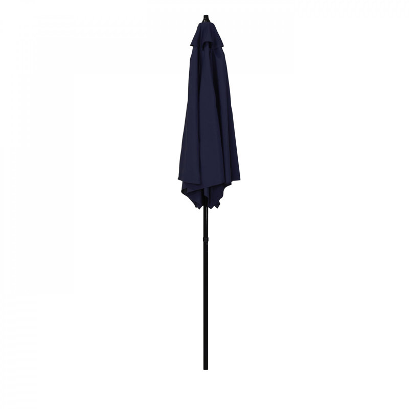 Parasol de marché 7,5 pi Luz, Polyester bleu marine