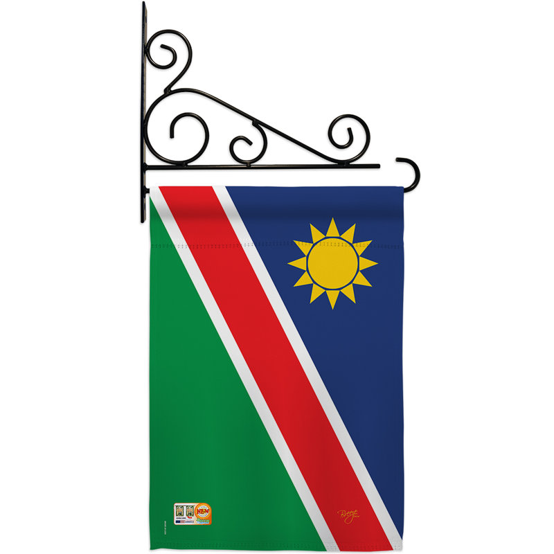 Double Sided 18.5'' H x 13'' W Polyester Flag Set