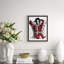 Allure 6' Framed Print on Glass