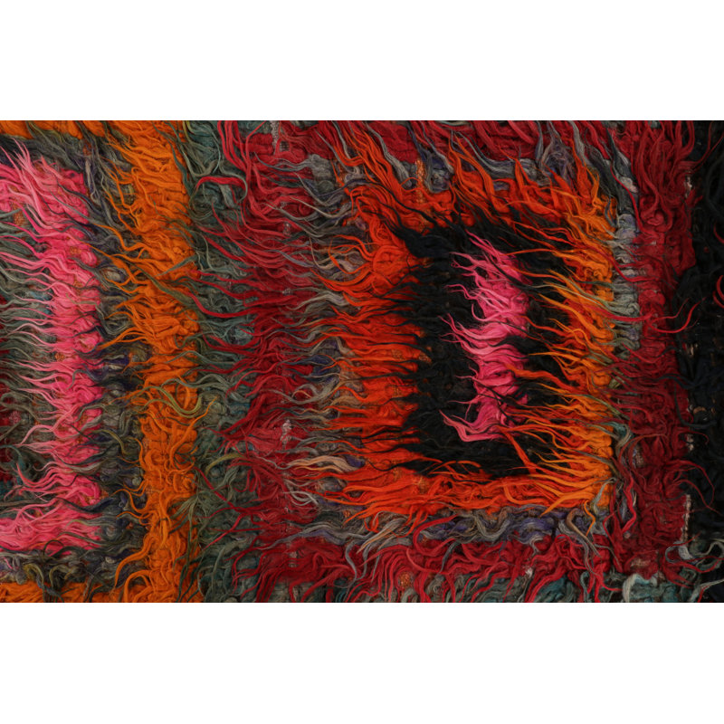 One-of-a-Kind 4’x10’6” Hand Knotted Area Rug