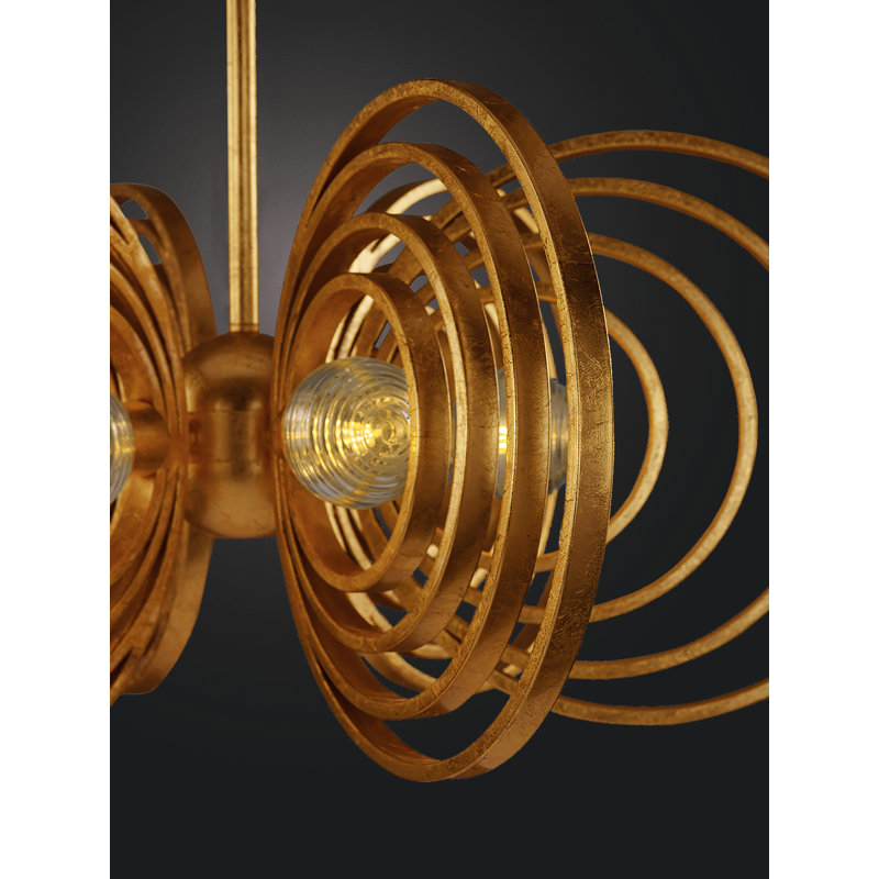 Frequency 9 - Light Chandelier, Gold