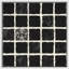 «Geometric Black Square Grid Landscape», reproduction d'art sur toile-1328077189-1328077194