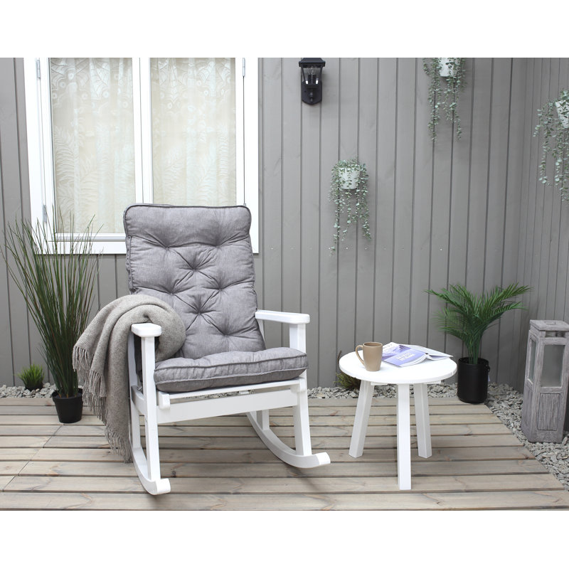 Wiest Pine Outdoor Chair, White