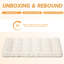 Tapis de sol pliable de 8 pouces pour matelas de futon, lit pliant, canapé-lit, lit double