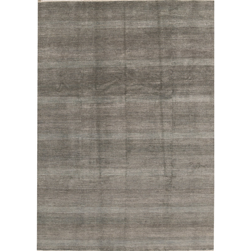 Area Rug in Gray, Rectangle 8'10" x 12'
