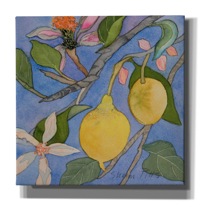 Sur toile, H 18 po x l 18 po x P 0,75 po
