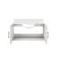 Meuble-lavabo blanc lustré 36 po X P 22 po D, avec plateau en marbre de culture-1913100128