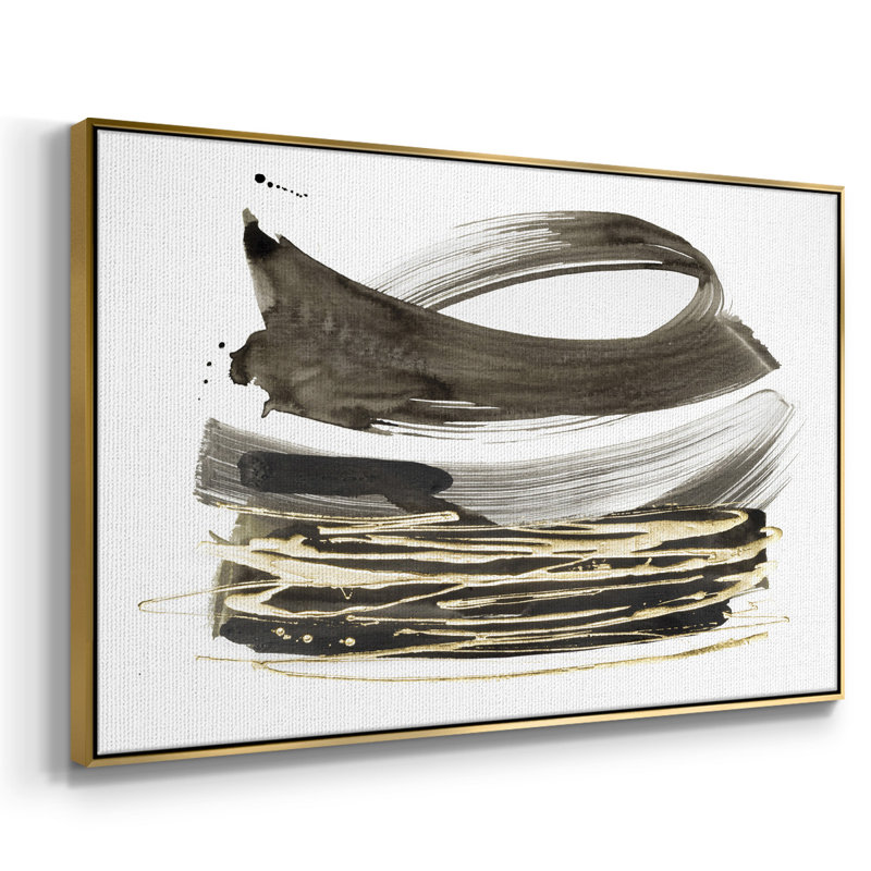 «Freedom I», reproduction sur toile encadrée, H 41 po x l 27 po x P 2 po, Or