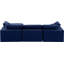 Canapé modulaire réversible en velours de 120 po de large avec repose-pieds Kirstey-87141384