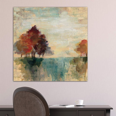 Landscape Monotype II 1 Piece Wrapped Canvas Painting