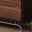 Meuble télé en bois massif rétro au design simple