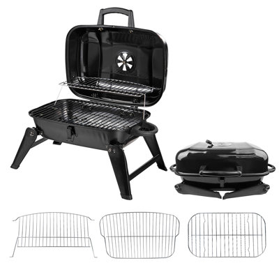 Alivio 25cm W Portable Charcoal Grill