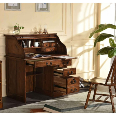 Bureau secrétaire avec huche Antaneisha