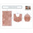 Essential 3-Piece Bathroom Rug Set, Plush Microfiber Bath Mat, U-Shaped Contour Rug and Toilet Lid Cover, Ultra Absorbent, Quick-Dry, Non-Slip Bathroom Mats, Machine Washable, Coral-343330832
