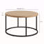Table basse ronde de 31,5 po pour le salon