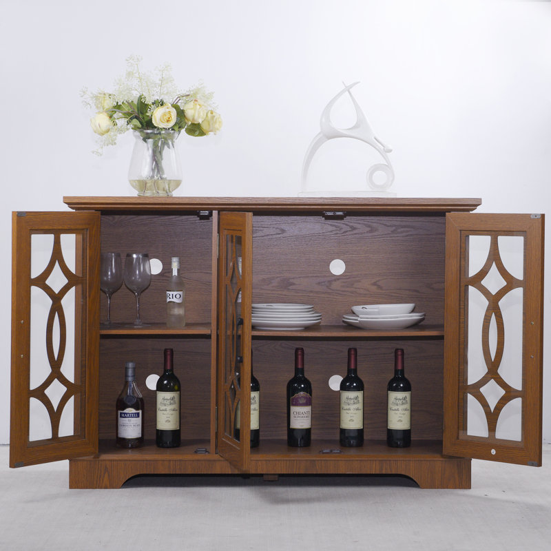 Buffet 49 "avec tablette réglable, Chêne foncé