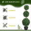 Banasky 100cm Faux Boxwood Topiary in Pot