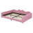 Upholstered Daybed With Cloud-Shaped Backrest-339430096