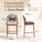 Boho Rope Counter Stools Set of 2-609754218