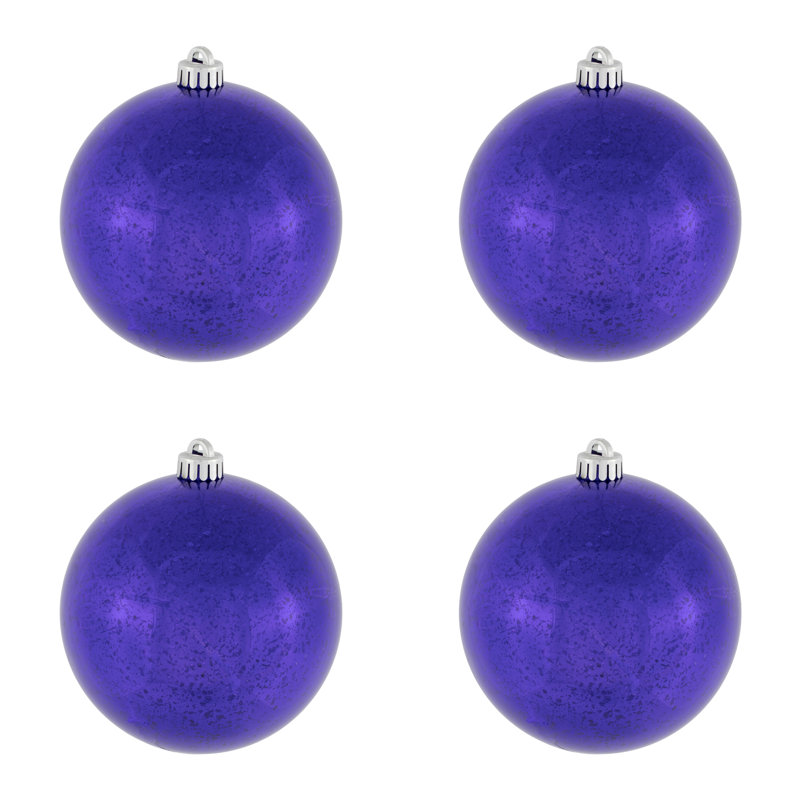 Ornement boule de mercure brillant, Mauve