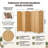 Andreu Folding Room Divider Screen Bamboo Woven Insert 71" High-1322324861-1322324855-1330876950