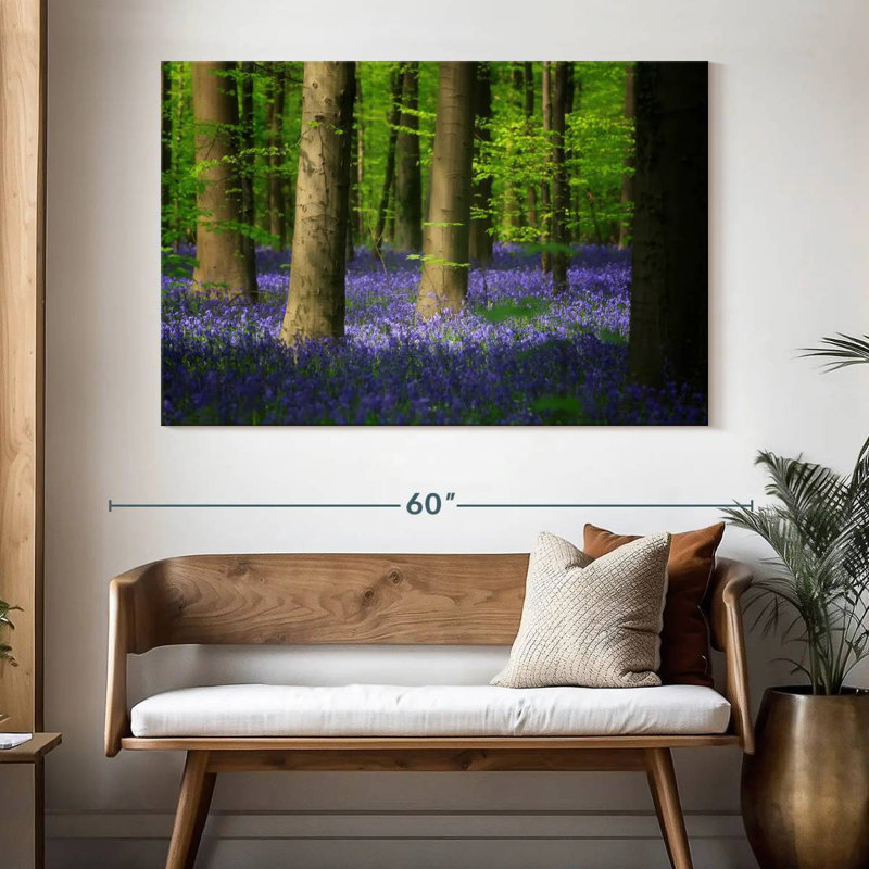 Harnek Enchanting Flowers Forest, 34" H x 51" W