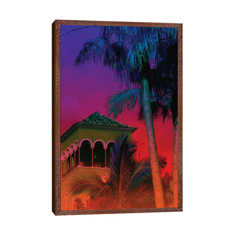 Dreamy Nightmare by Nathan Head - Print on Canvas, 66.04cm H x 45.72cm W x 3.81cm D, Classic Brown Wood Framed