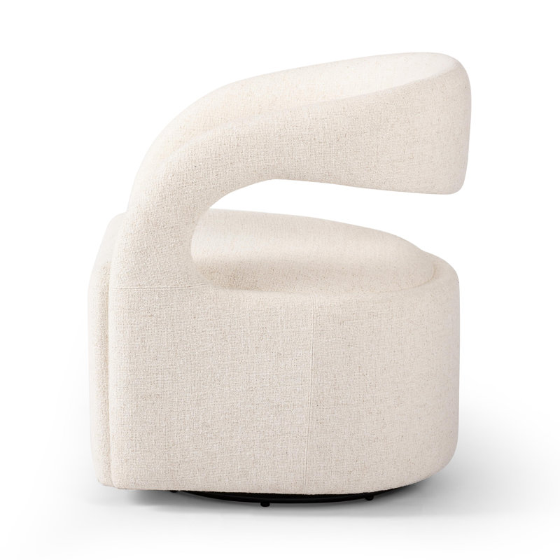 Hawkins Swivel Armchair, Omari Natural