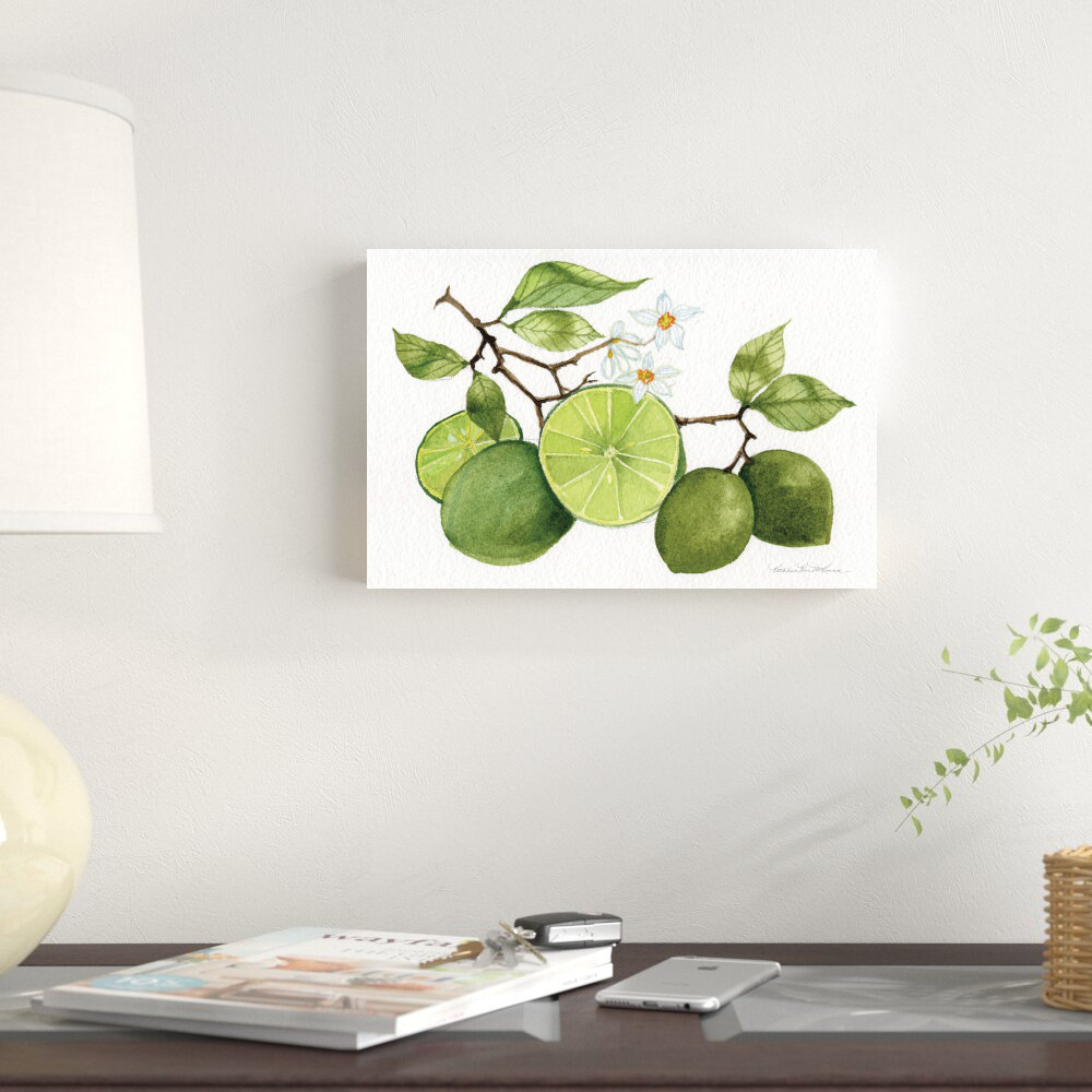 August Grove® Citrus Garden VII by Kathleen Parr McKenna - Wrapped ...